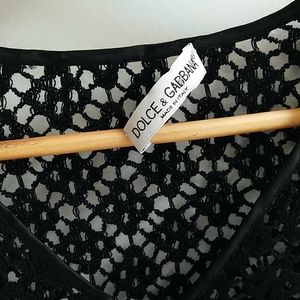 Vintage Dolce & Gabbana knit mesh top